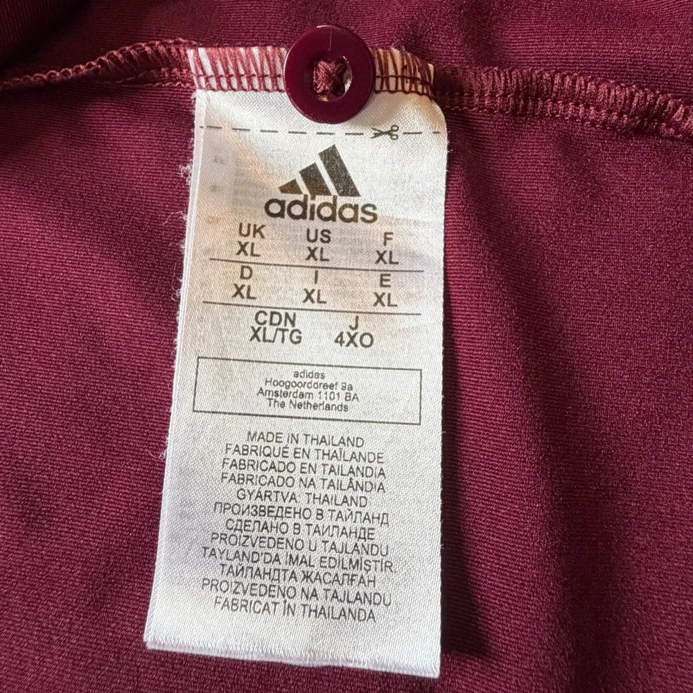 Adidas Texas A&M Aggies Sideline Maroon Primegreen Polo Shirt Mens XL